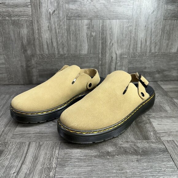 Dr. Marten's Carlson Men's size 10 Savannah Tan Sling Back Mule - Picture 3 of 9